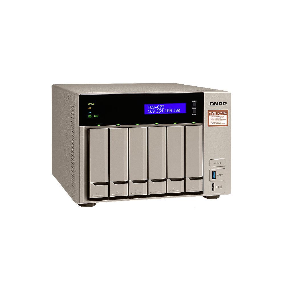 QNAP TVS-673e-8G NAS System 6-Bay
