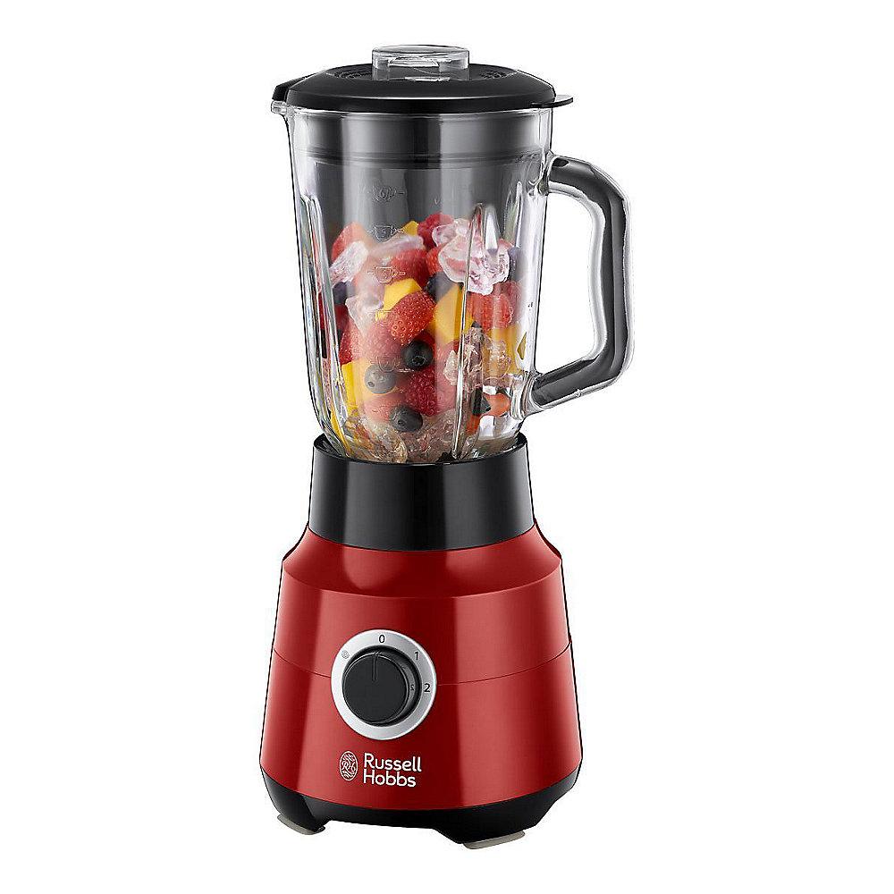 Russell Hobbs 24720-56 Desire Glas-Standmixer rot/schwarz