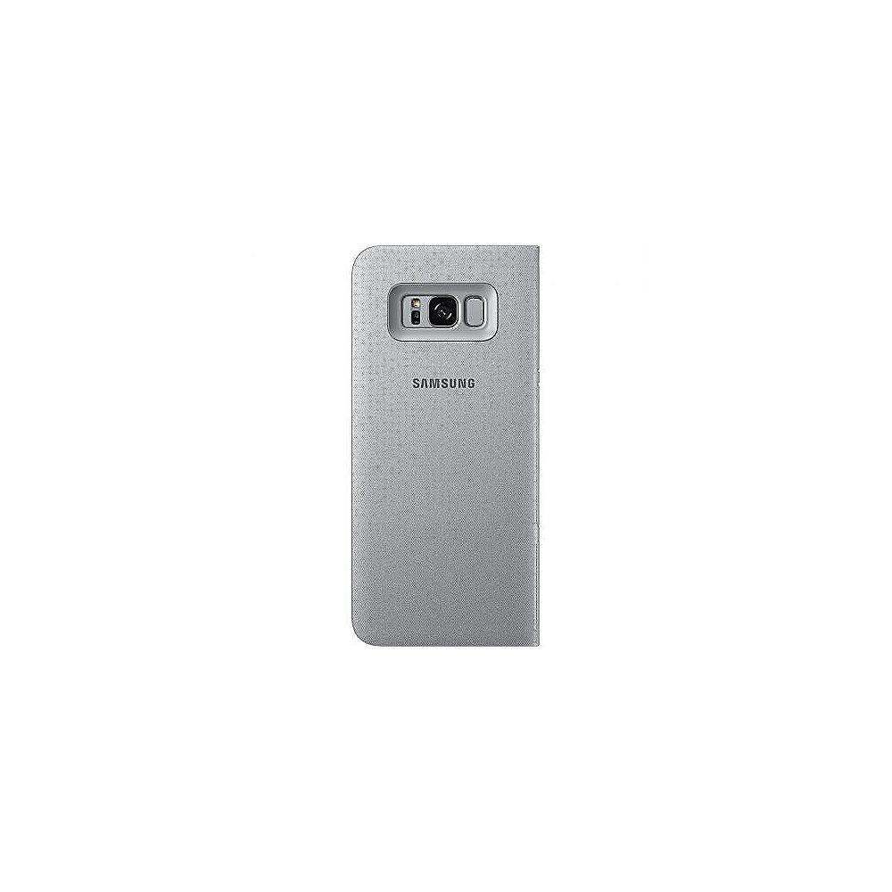 Samsung EF-NG950 LED View Cover für Galaxy S8 silber