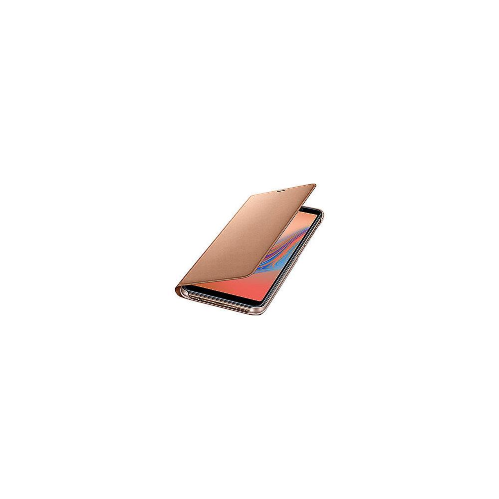 Samsung EF-WA750 Flip Wallet Cover für Galaxy A7 (2018) gold