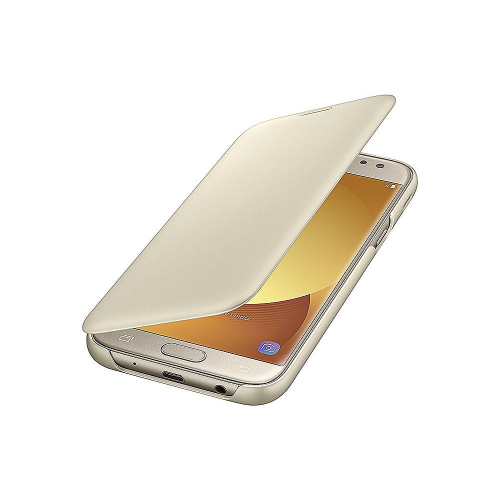 Samsung EF-WJ530 Wallet Cover für Galaxy J5 (2017) gold, Samsung, EF-WJ530, Wallet, Cover, Galaxy, J5, 2017, gold
