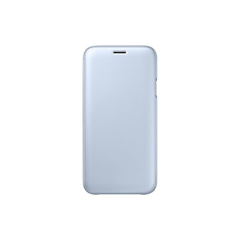 Samsung EF-WJ730 Wallet Cover für Galaxy J7 (2017) blau