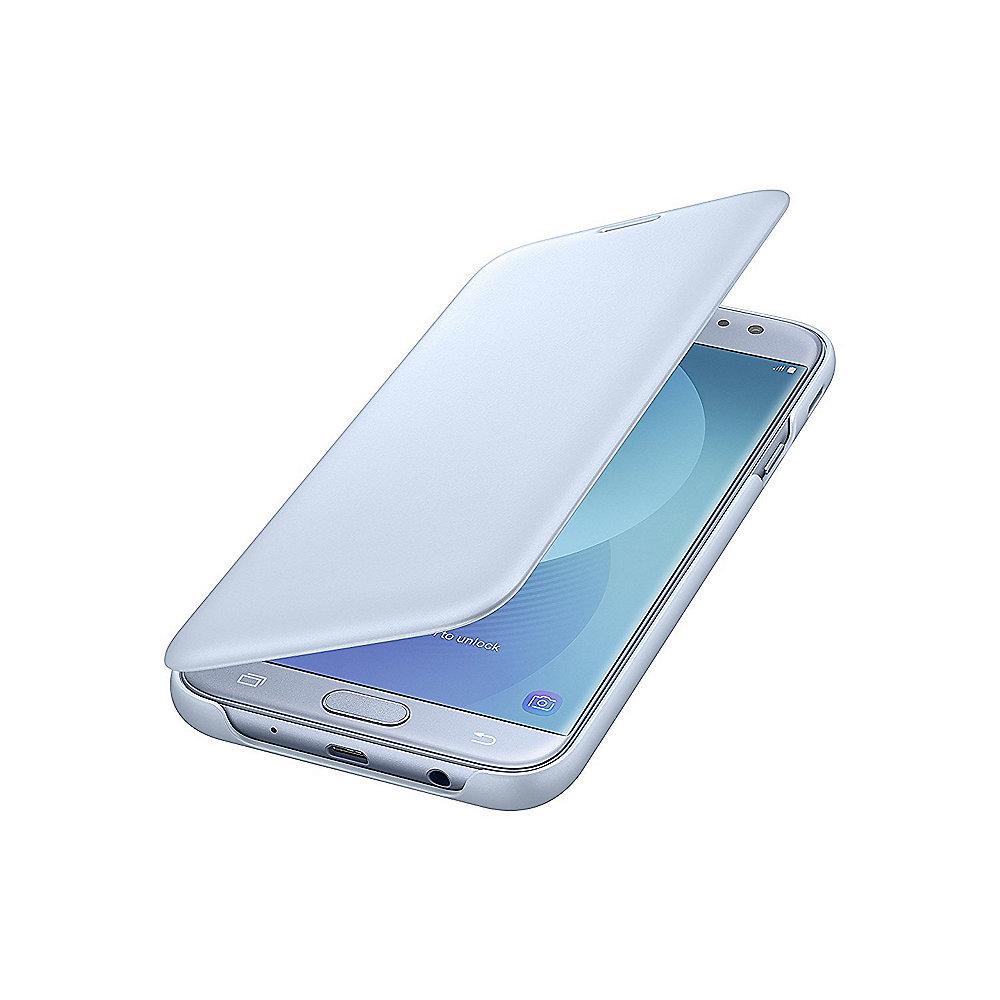 Samsung EF-WJ730 Wallet Cover für Galaxy J7 (2017) blau, Samsung, EF-WJ730, Wallet, Cover, Galaxy, J7, 2017, blau