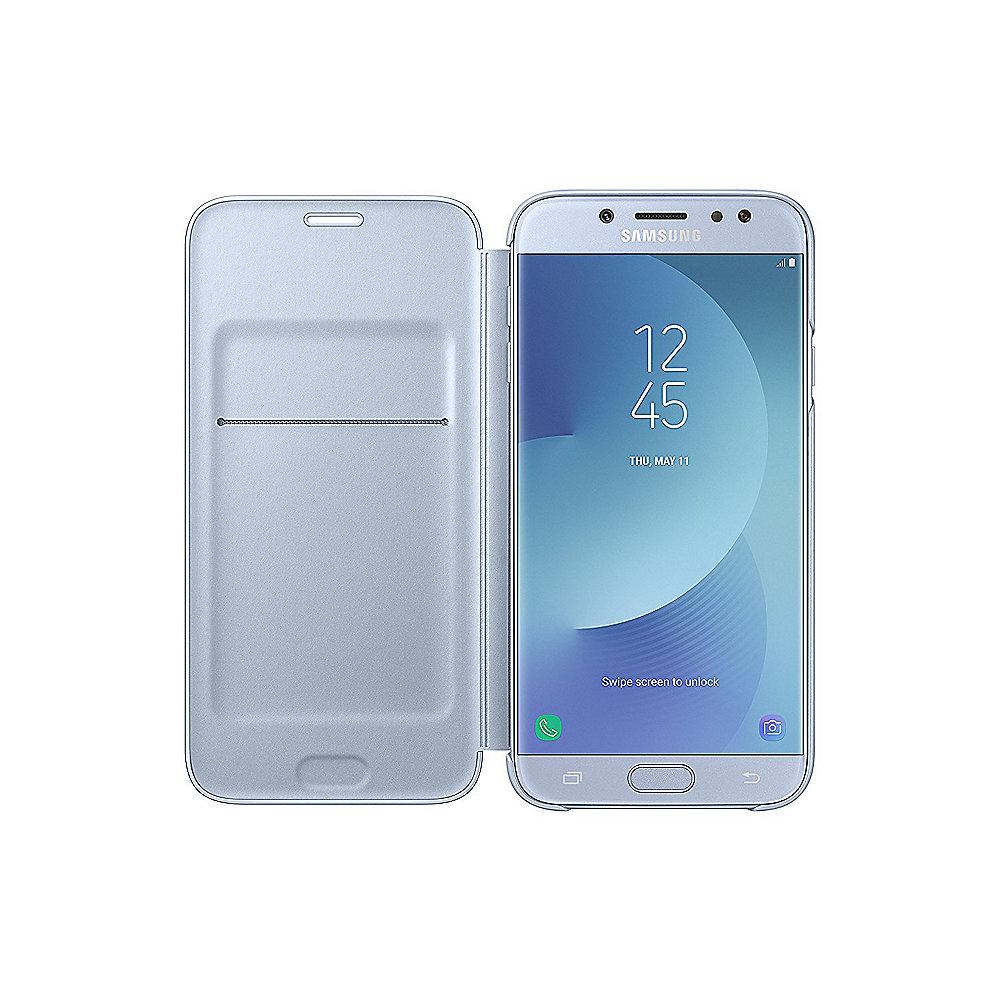 Samsung EF-WJ730 Wallet Cover für Galaxy J7 (2017) blau, Samsung, EF-WJ730, Wallet, Cover, Galaxy, J7, 2017, blau