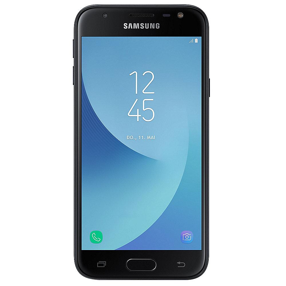 Samsung Galaxy J3 (2017) Duos J330FD schwarz Android 7.0 Smartphone, Samsung, Galaxy, J3, 2017, Duos, J330FD, schwarz, Android, 7.0, Smartphone