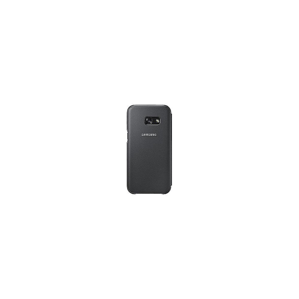 Samsung Neon Flip Cover EF-FA320 für Galaxy A3 (2017), Schwarz