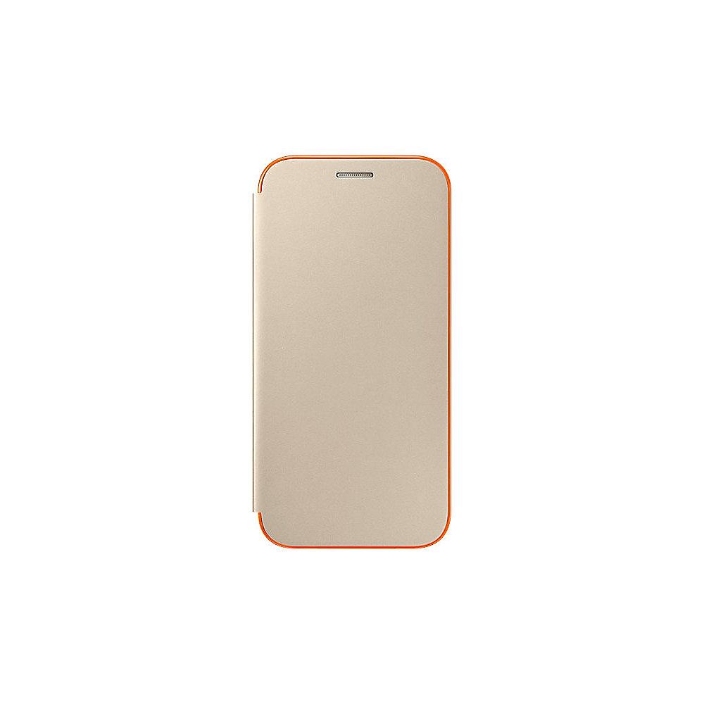 Samsung Neon Flip Cover EF-FA520 für Galaxy A5 (2017), Gold