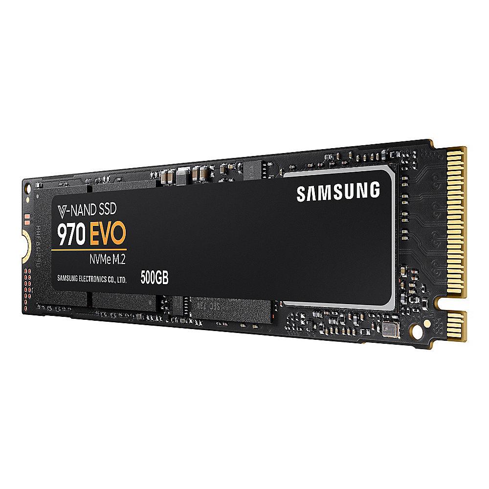 Samsung SSD 970 EVO Series NVMe 500GB V-NAND MLC - M.2 2280, Samsung, SSD, 970, EVO, Series, NVMe, 500GB, V-NAND, MLC, M.2, 2280