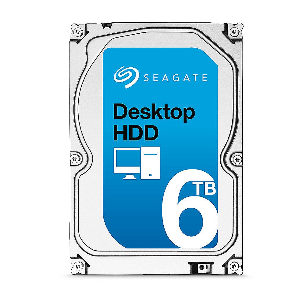 Seagate Desktop HDD ST6000DM001 - 6TB 7200rpm 128MB 3.5zoll SATA600, Seagate, Desktop, HDD, ST6000DM001, 6TB, 7200rpm, 128MB, 3.5zoll, SATA600