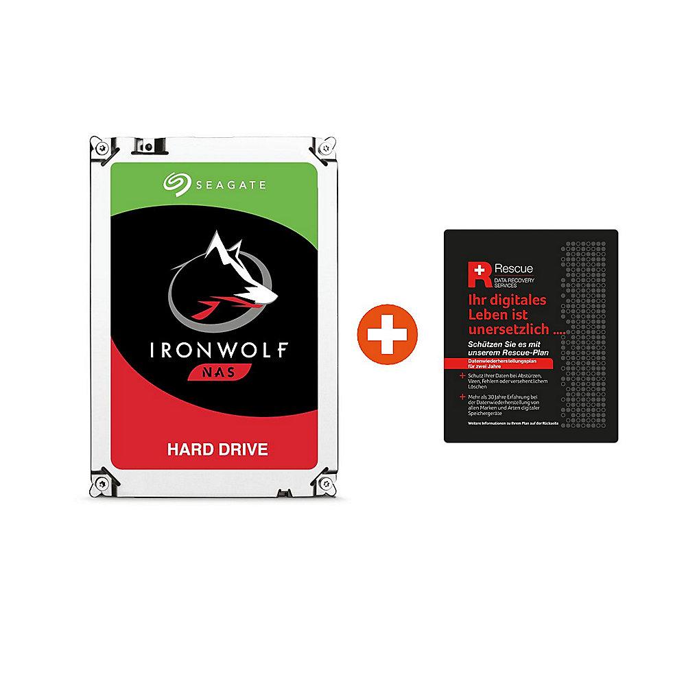 Seagate IronWolf NAS HDD ST4000VN008 - 4TB 3.5zoll SATA600   2 Jahre Rescue