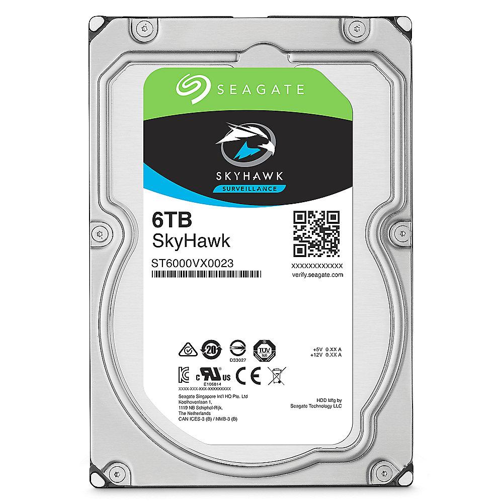 Seagate SkyHawk HDD ST6000VX0023 - 6TB 7200rpm 256MB 3.5zoll SATA600