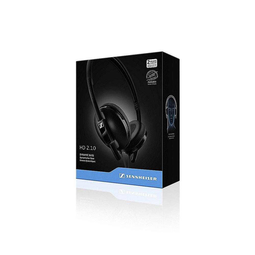 Sennheiser HD 2.10 On-Ear-Kopfhörer ohraufliegend schwarz, Sennheiser, HD, 2.10, On-Ear-Kopfhörer, ohraufliegend, schwarz
