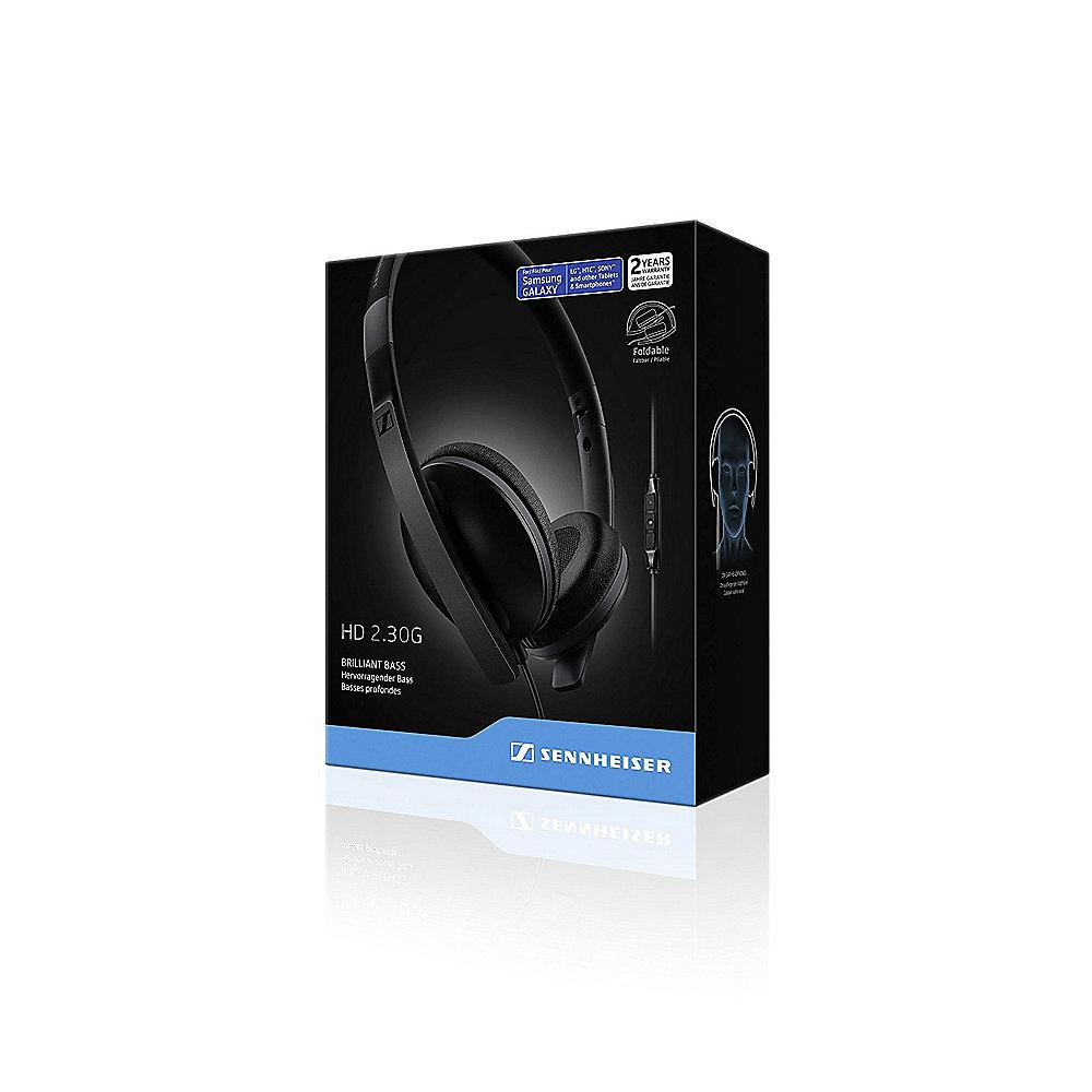 Sennheiser HD 2.30I On-Ear-Kopfhörer ohraufliegend für IOS Geräte schwarz, Sennheiser, HD, 2.30I, On-Ear-Kopfhörer, ohraufliegend, IOS, Geräte, schwarz