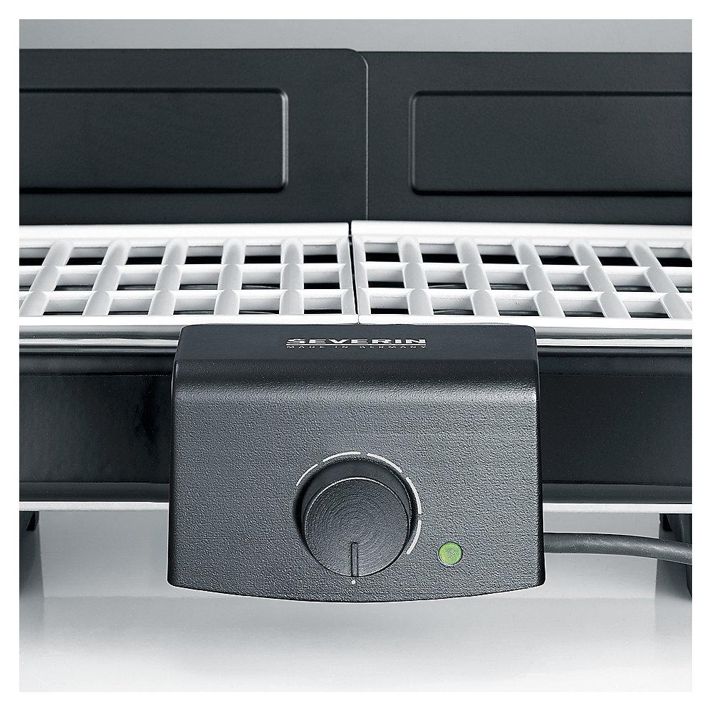 Severin PG 8530 Barbecue-Grill mit Keramikgussplatte schwarz