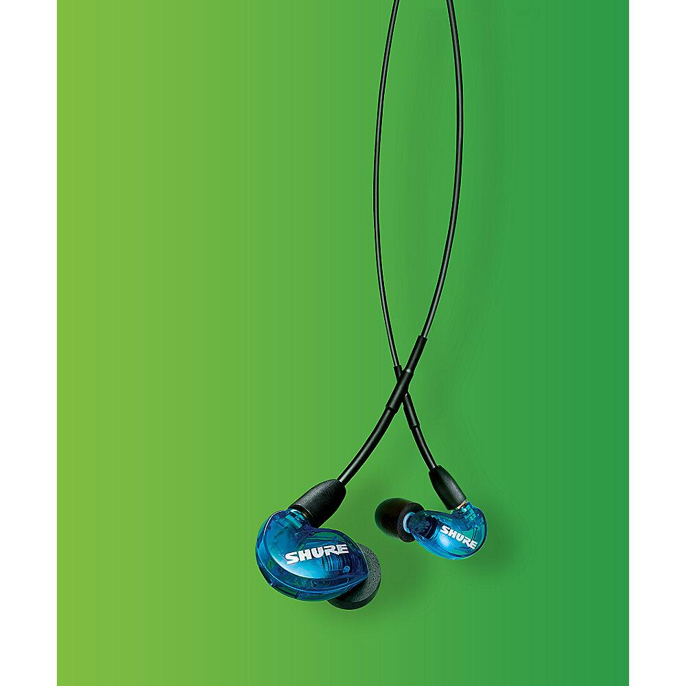 Shure SE215 Sound Isolating Ohrhörer, blau, Shure, SE215, Sound, Isolating, Ohrhörer, blau