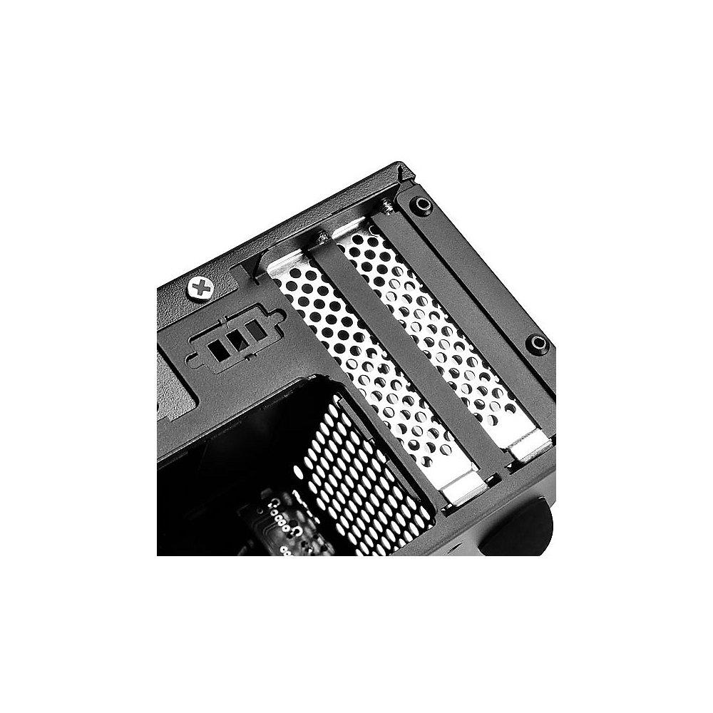SilverStone Milo Slim HTPC Mini-ITX Gehäuse SST-ML09B USB3.0 schwarz, SilverStone, Milo, Slim, HTPC, Mini-ITX, Gehäuse, SST-ML09B, USB3.0, schwarz