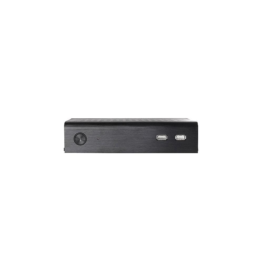 SilverStone Petit SST-PT13B Thin Mini-ITX Gehäuse schwarz