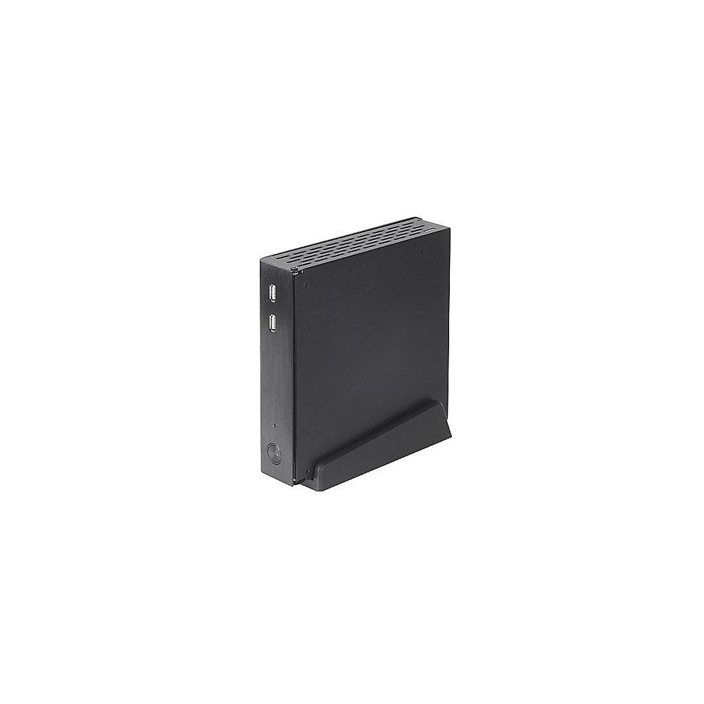 SilverStone Petit SST-PT13B Thin Mini-ITX Gehäuse schwarz