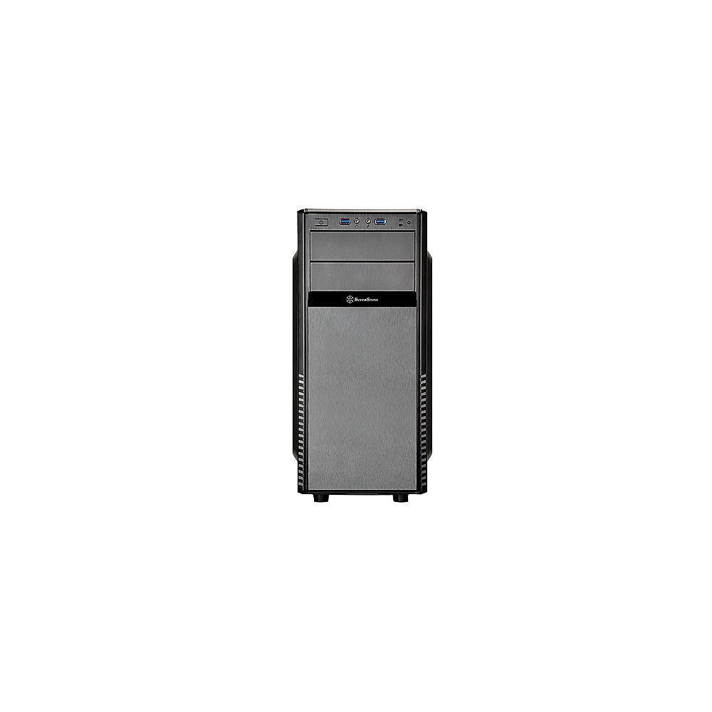 SilverStone Precision Series SST-PS11B-Q USB3.0 ATX Gehäuse gedämmt schwarz