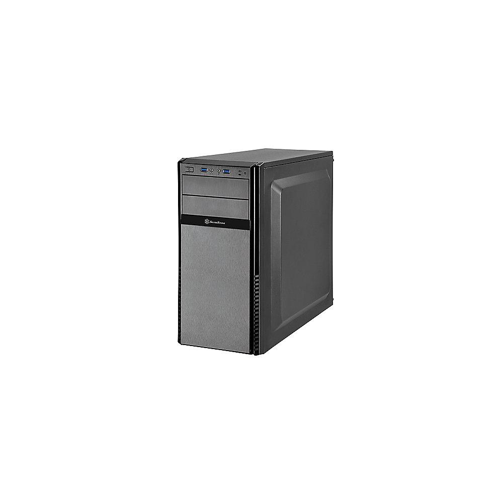 SilverStone Precision Series SST-PS11B-Q USB3.0 ATX Gehäuse gedämmt schwarz