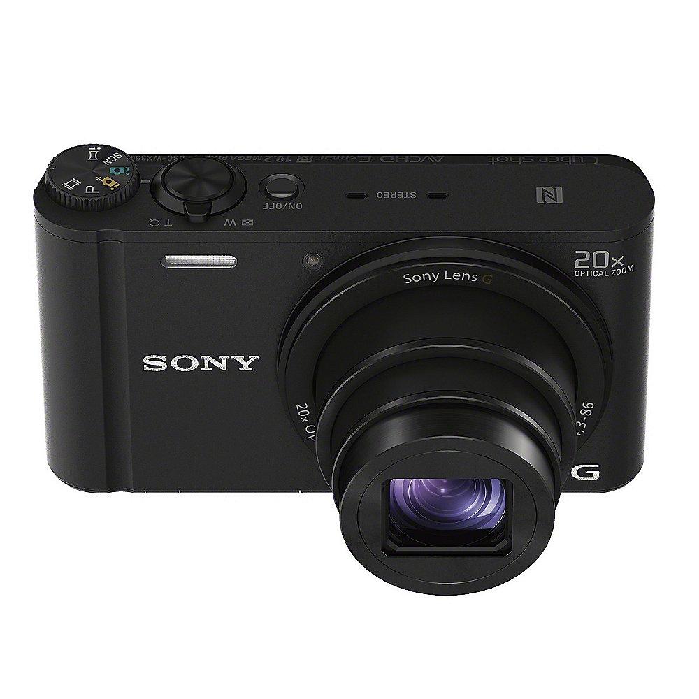 Sony Cyber-shot DSC-WX350 Digitalkamera schwarz