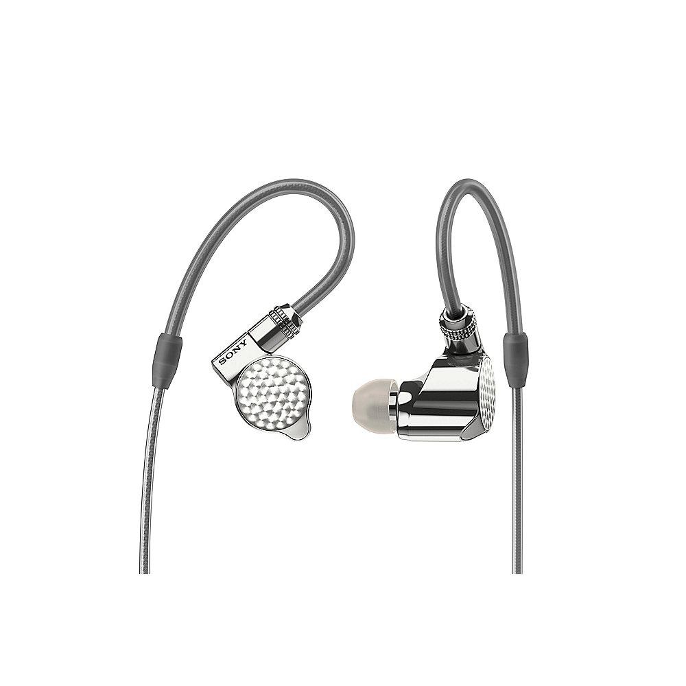 Sony IER-Z1R Hi-Re In-Ear Kopfhörer silber  Triple-Treibereinheit