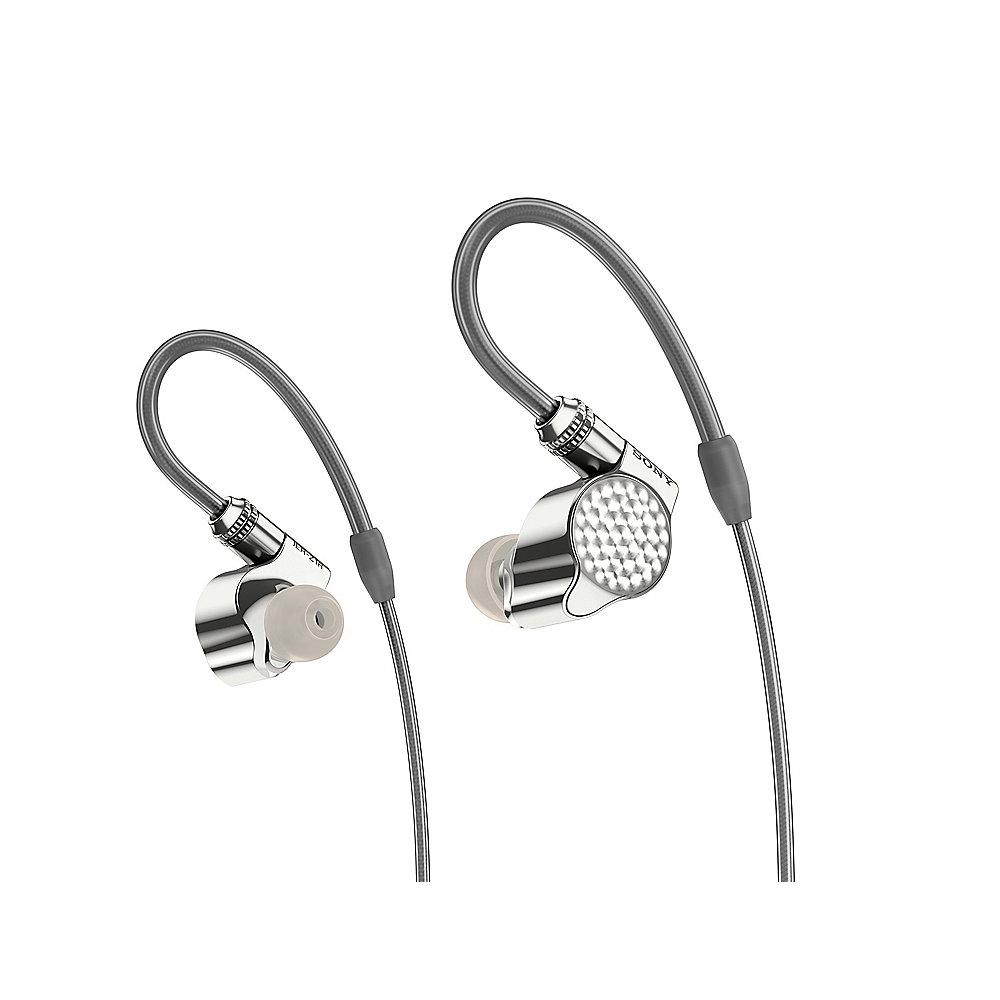 Sony IER-Z1R Hi-Re In-Ear Kopfhörer silber  Triple-Treibereinheit