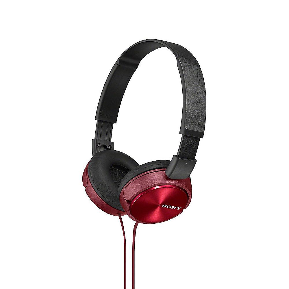 Sony MDR-ZX310R On Ear Kopfhörer -Rot, Sony, MDR-ZX310R, On, Ear, Kopfhörer, -Rot