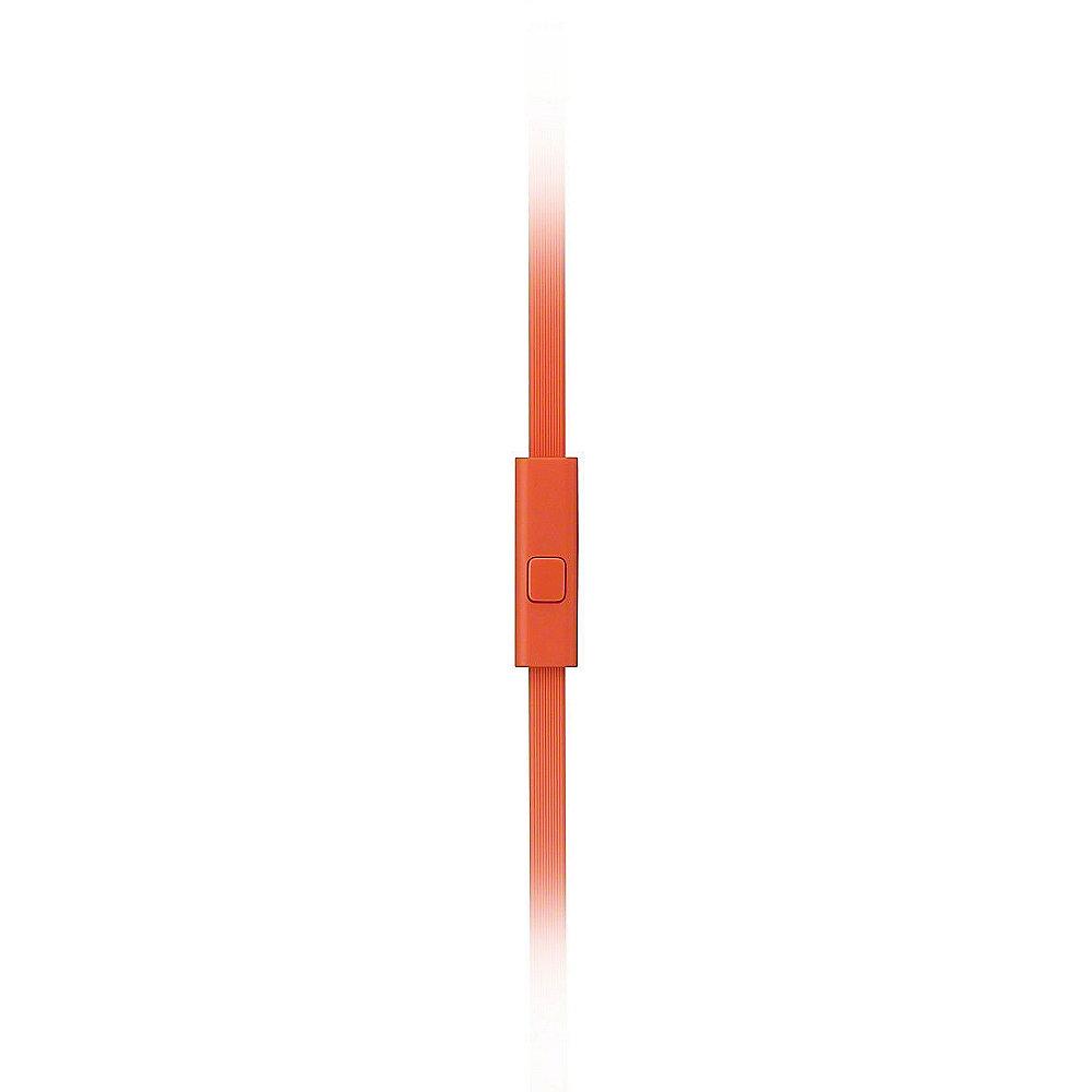 Sony MDR-ZX660AP On Ear Kopfhörer mit Headsetfunktion - Orange