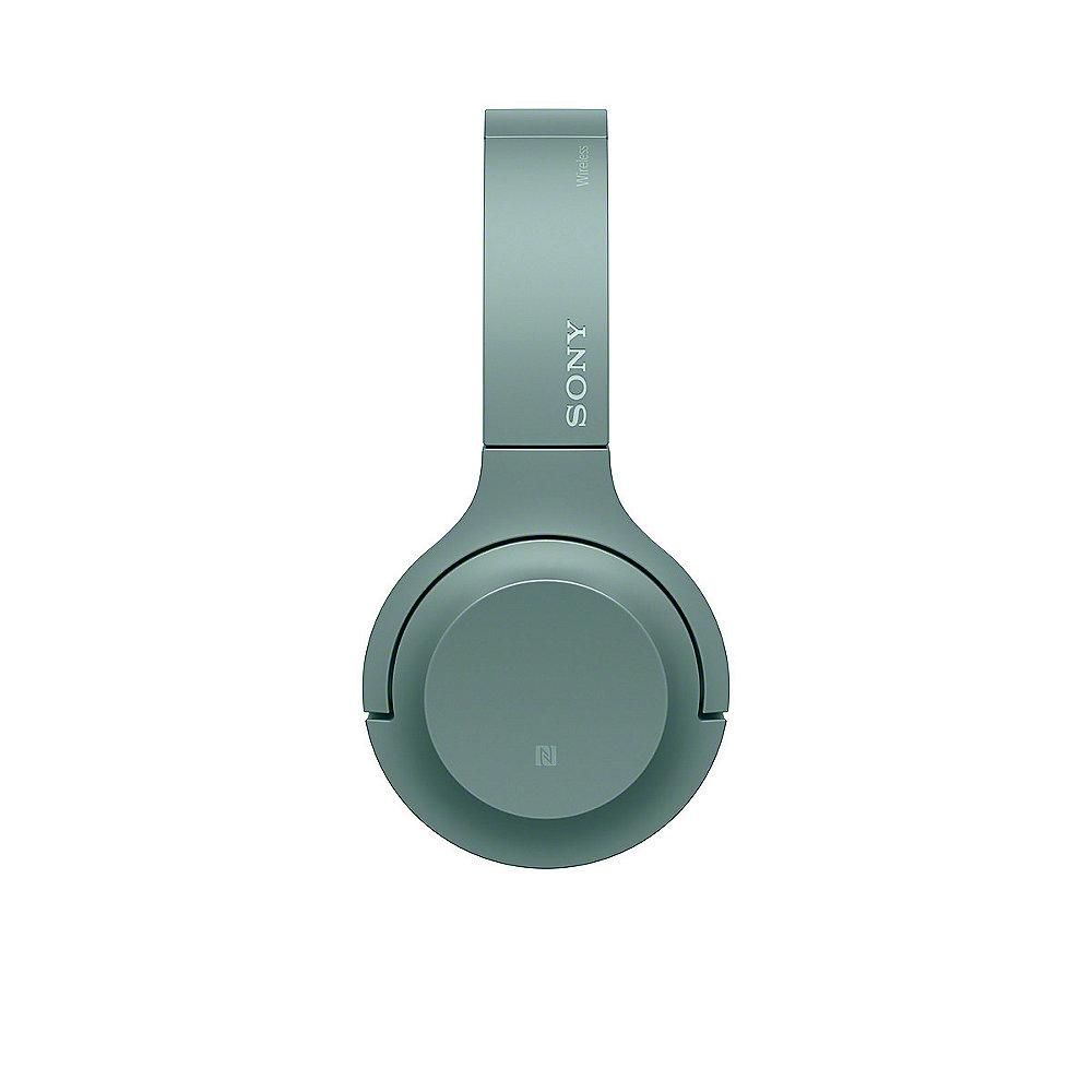 Sony WH-H800 Bluetooth On Ear Kopfhörer NFC faltbar grün