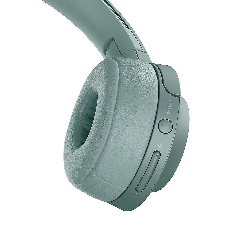 Sony WH-H800 Bluetooth On Ear Kopfhörer NFC faltbar grün