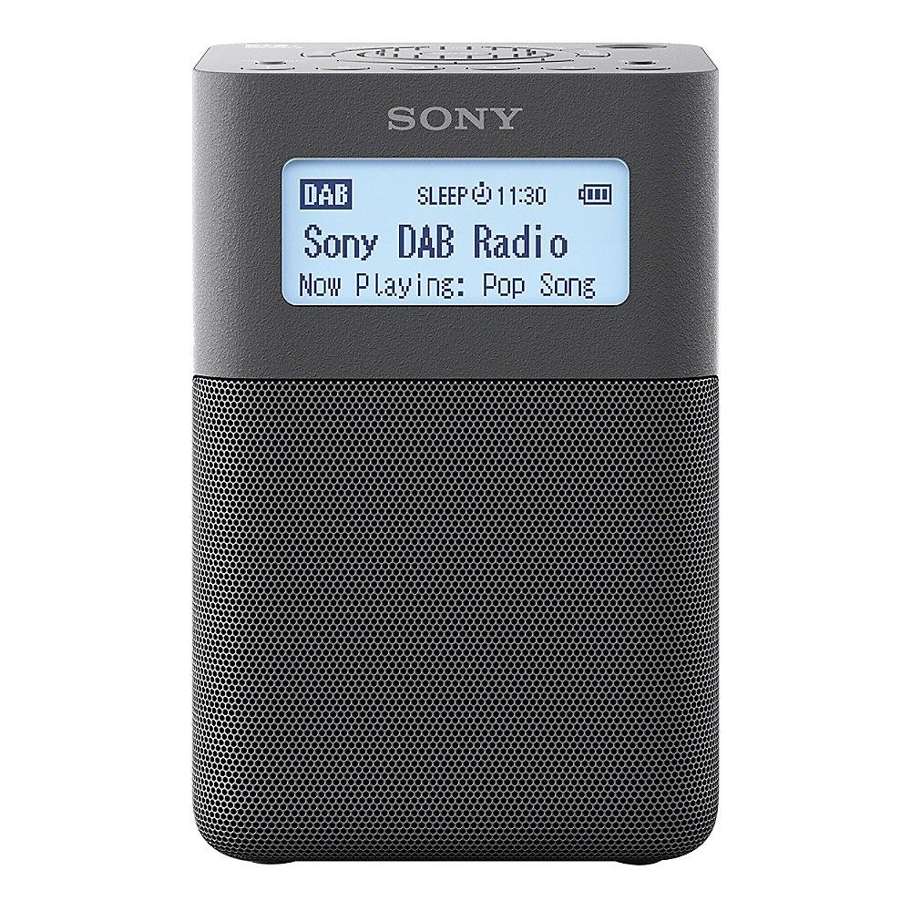 Sony XDR-V20DH Digitalradio DAB /FM integrierter Akku grau