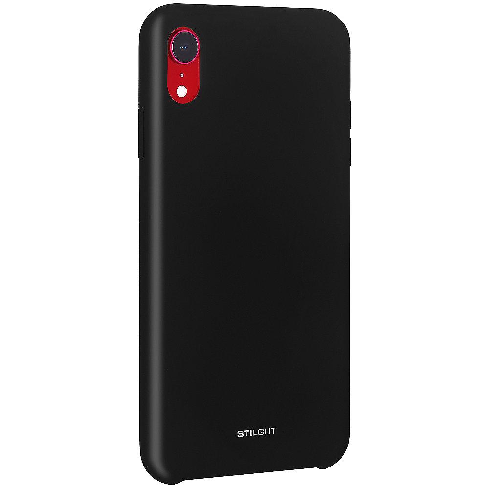 StilGut Liquid Silicon Case für Apple iPhone XR schwarz B07GYV5JNM, StilGut, Liquid, Silicon, Case, Apple, iPhone, XR, schwarz, B07GYV5JNM