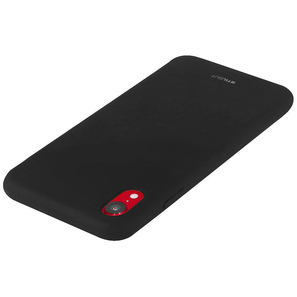 StilGut Liquid Silicon Case für Apple iPhone XR schwarz B07GYV5JNM