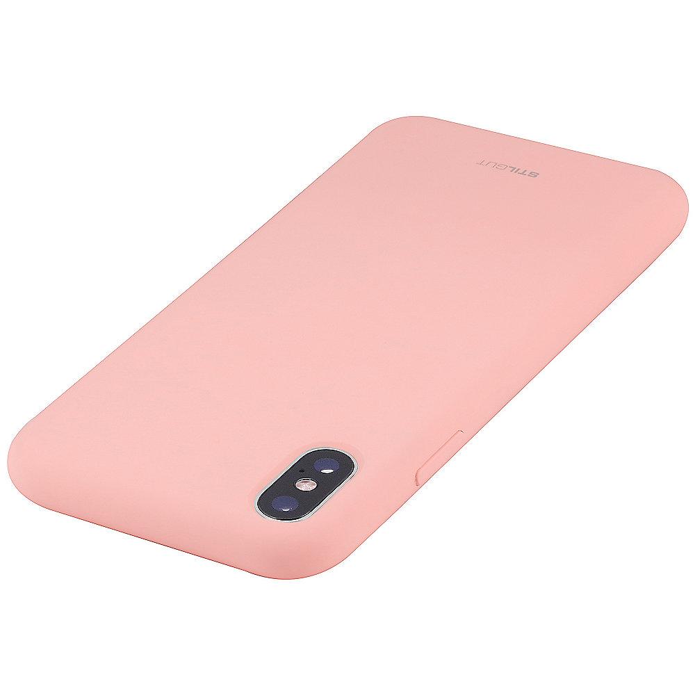 StilGut Liquid Silicon Case für Apple iPhone XS MAX pink B07GYTBPG3