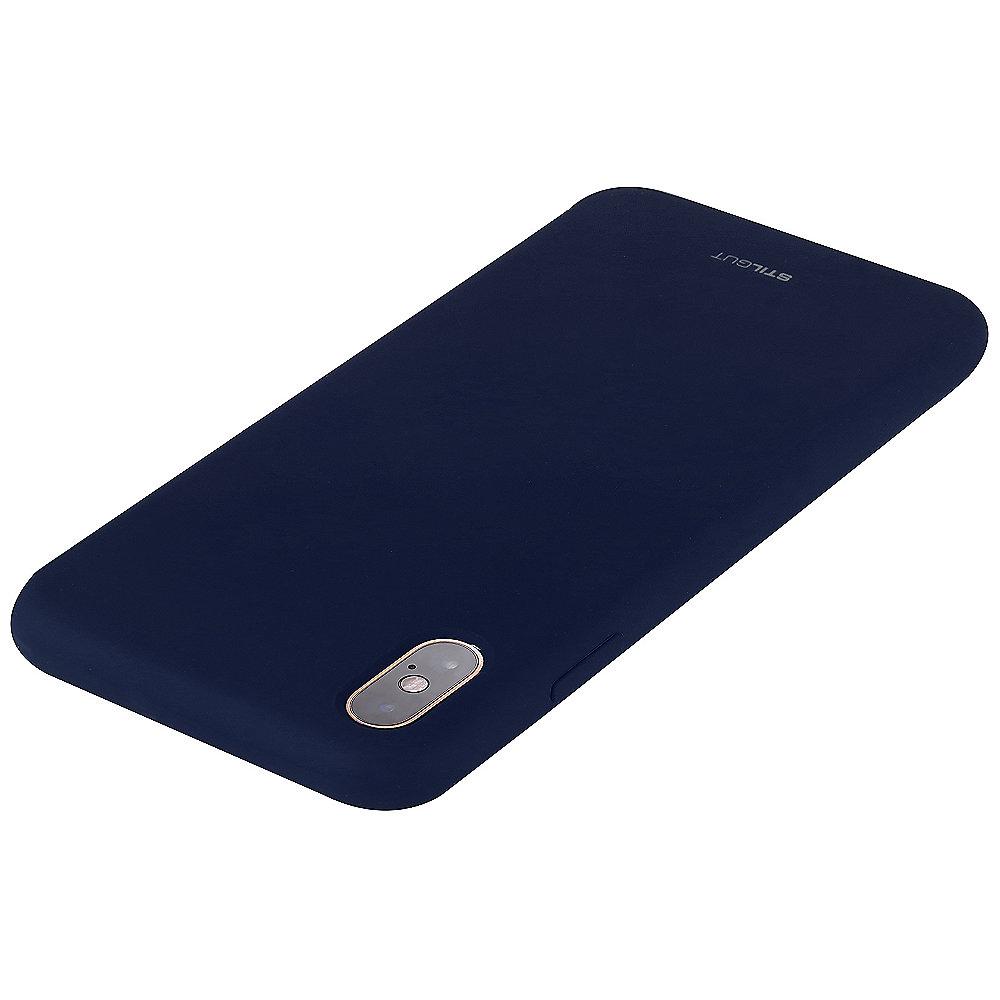 StilGut Liquid Silicon Case für Apple iPhone XS/ X dunkelblau B07GYRGLB3, StilGut, Liquid, Silicon, Case, Apple, iPhone, XS/, X, dunkelblau, B07GYRGLB3