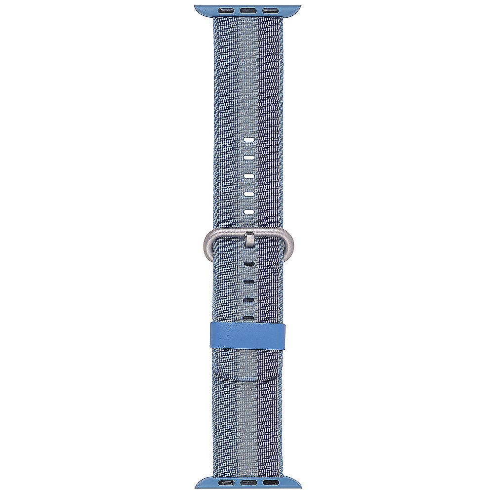 StilGut Nylon Armband für Apple Watch Serie 1-4 42mm blau