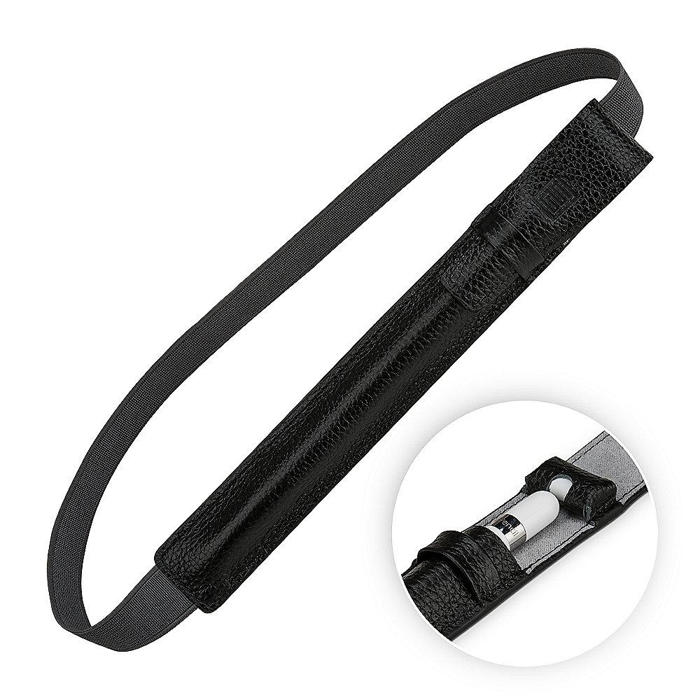 StilGut Pencil-Halter m. Adapter-Fach für iPad Pro 9.7/10.5, schwarz, StilGut, Pencil-Halter, m., Adapter-Fach, iPad, Pro, 9.7/10.5, schwarz