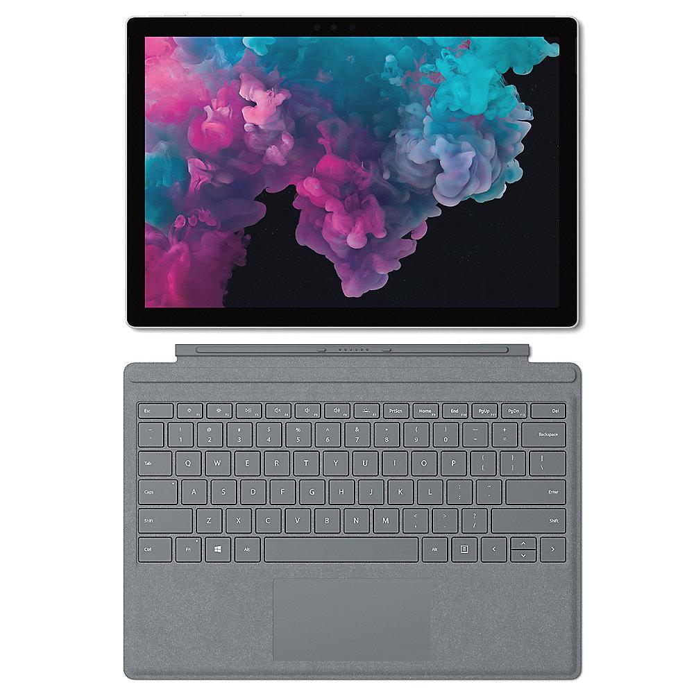 Surface Pro 6 12,3" QHD Platin i5 8GB/128GB SSD Win10 LGP-00003   TC Grau