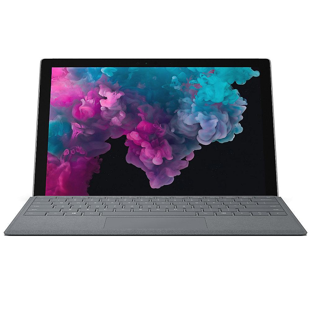 Surface Pro 6 12,3" QHD Platin i7 8GB/256GB SSD Win10 KJU-00003   TC Grau