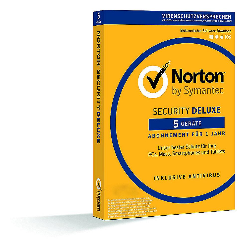 Symantec Norton Security 3.0 5Geräte Deluxe 1Jahr CardCase, Symantec, Norton, Security, 3.0, 5Geräte, Deluxe, 1Jahr, CardCase