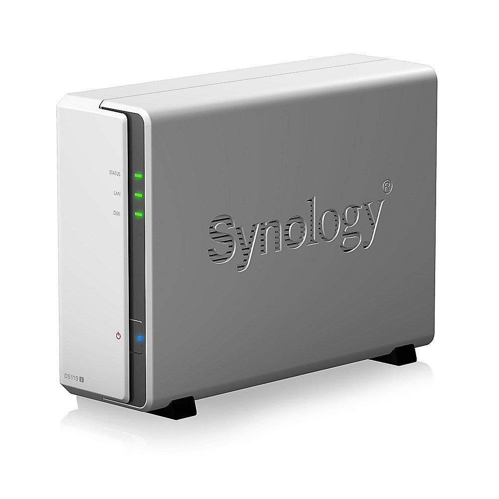 Synology Diskstation DS119j NAS 1-Bay 8TB inkl. 1x 8TB WD RED WD80EFAX, Synology, Diskstation, DS119j, NAS, 1-Bay, 8TB, inkl., 1x, 8TB, WD, RED, WD80EFAX