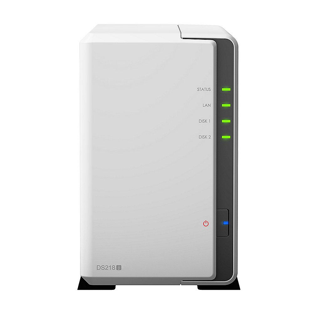 Synology Diskstation DS218j NAS 2-Bay 12TB inkl. 2x 6TB WD RED WD60EFRX