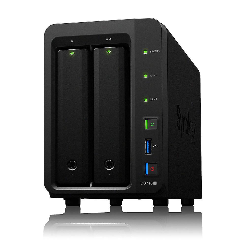 Synology DS718  NAS System 2-Bay 12TB inkl. 2x 6TB Toshiba HDWN160UZSVA, Synology, DS718, NAS, System, 2-Bay, 12TB, inkl., 2x, 6TB, Toshiba, HDWN160UZSVA