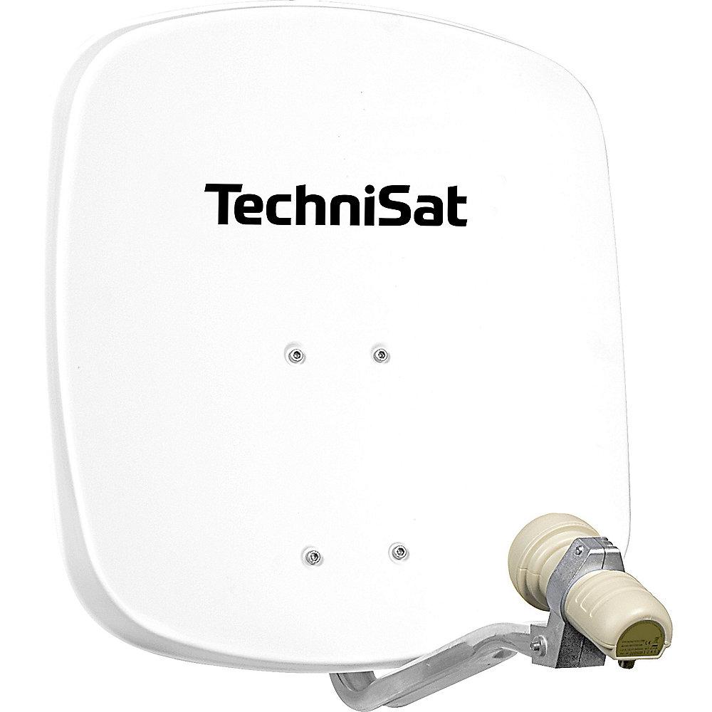 TechniSat DigiDish 45 weiß mit Universal V/H-LNB, TechniSat, DigiDish, 45, weiß, Universal, V/H-LNB