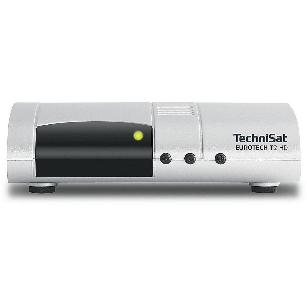 TechniSat Eurotech T2 HD DVB-T2HD Receiver silber, TechniSat, Eurotech, T2, HD, DVB-T2HD, Receiver, silber
