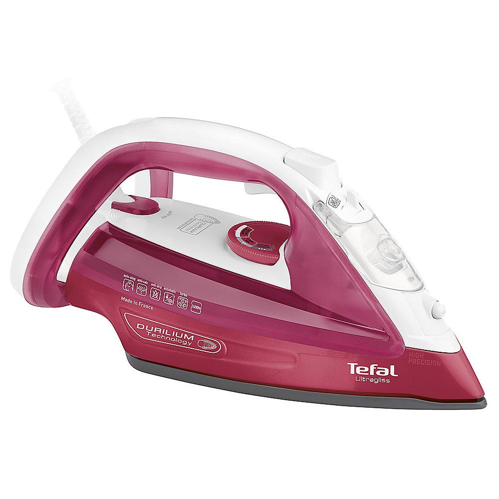 Tefal FV 4920 Ultragliss Dampfbügeleisen weiss/rot, Tefal, FV, 4920, Ultragliss, Dampfbügeleisen, weiss/rot