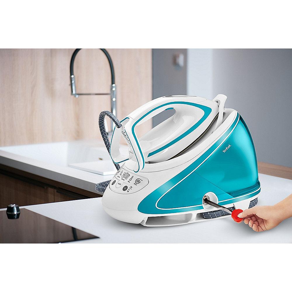 Tefal GV9568 Pro Express Ultimate Hochdruck-Dampfbügelstation weiss/türkis, Tefal, GV9568, Pro, Express, Ultimate, Hochdruck-Dampfbügelstation, weiss/türkis