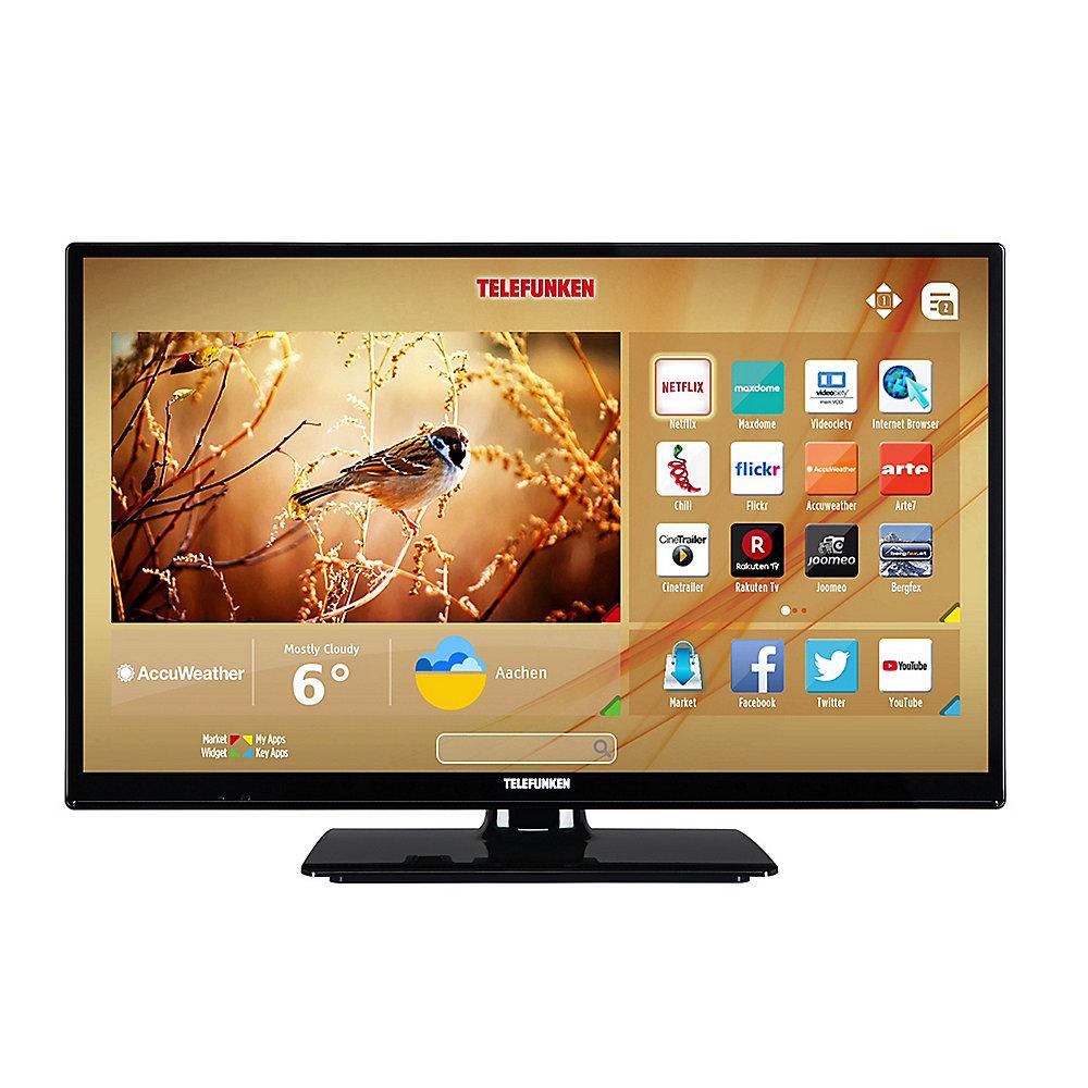 Telefunken XH24E401VD 61cm 24" Fernseher mit DVD Player 12V