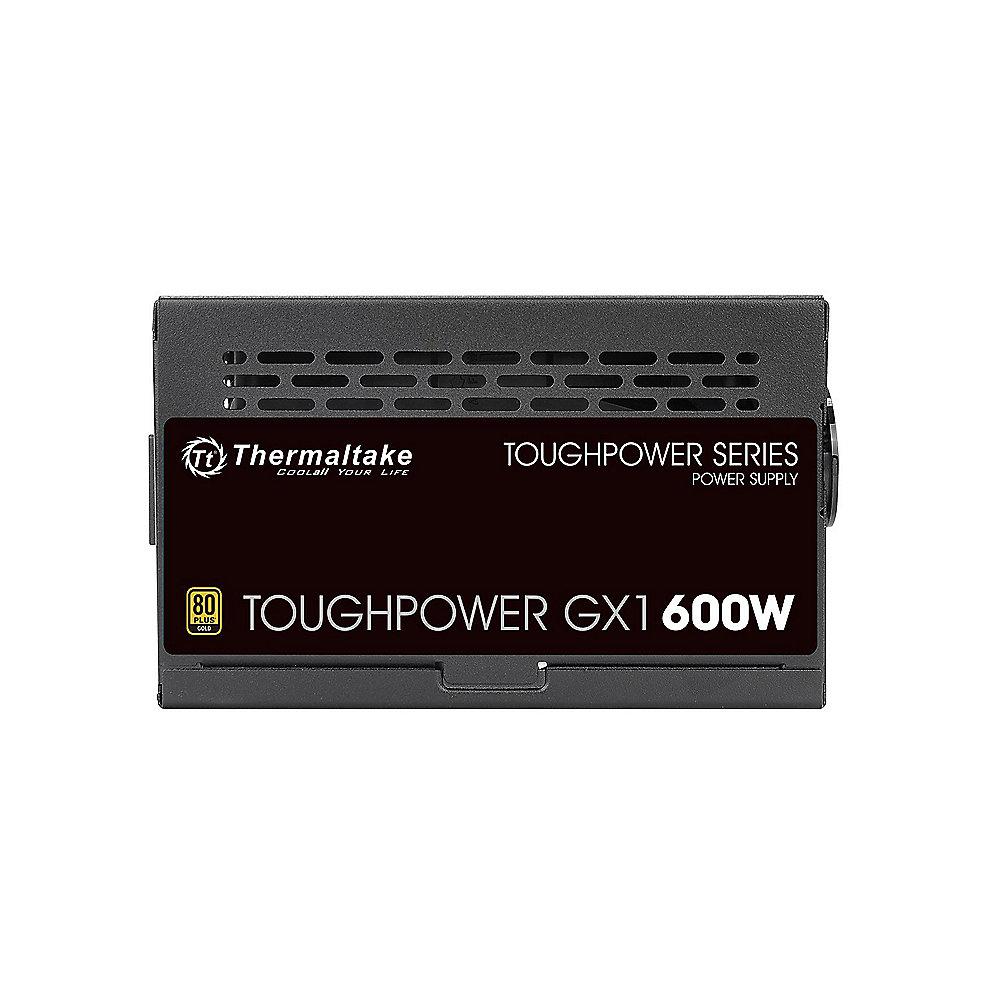 Thermaltake ToughPower GX1 600W Netzteil 80  Gold (120mm Lüfter), Thermaltake, ToughPower, GX1, 600W, Netzteil, 80, Gold, 120mm, Lüfter,